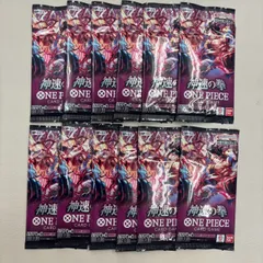 N【未使用】ワンピース カード 神速の拳 12パック 未開封