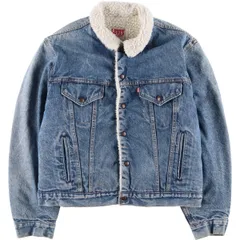 古着 80~90年代 リーバイス Levi's 70608-0216 デニムボアジャケット USA製 メンズL相当 ヴィンテージ/eaa593825