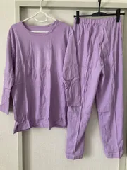 新品未使用　パジャマ　上下セット　パープル　L
