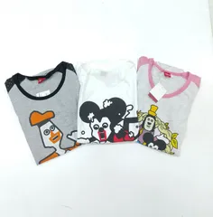 キュービックマウス　Cubic Mouth　七分袖Tシャツ　3枚セット　Mサイズ　ドナルド　ミッキー　ミニー　グーフィー　チップ　デール