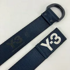 Y-3 ブラックベルト Dリング ワイスリー ベルト