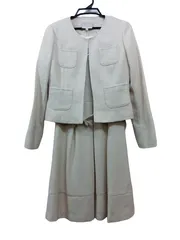 エマジェイムス フォーマル セットアップ ジャケット ワンピース 9号（Mサイズ）渋茶