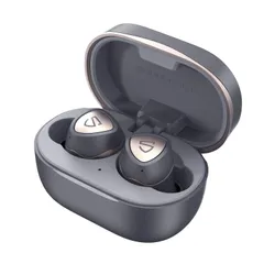 SOUNDPEATS イヤホン 15時間連続再生 aptX Adaptiveコーデック対応 Bluetooth5.2 完全ワイヤレス QCC3040チップセット搭載 低遅延 IPX5防水 Type-C充電  【VGP 2021 SUMMER受賞】 ライトグレー