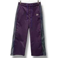 RNA ALTERNATIVE アールエヌエーオルタナティブ サイドラインパンツ イージーパンツ ワイド ジャージ ウエストゴム ETC49014 紫 パープル 緑 グリーン Mサイズ レディース 通年 ゴーゴー古着マルイ北千住店 18 No.1179