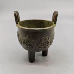岡谷是心 ミニな盆栽鉢 ミニ鉢 六角鉢 浮き彫り 盆栽道具 - メルカリ