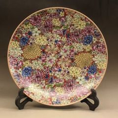Noritakeプレミアノリタケ花柄 絵皿 大皿 S.kimuraサイン入り - メルカリ