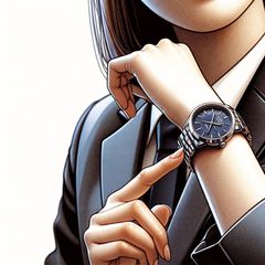 758-1 希少 極美品 ORIENT オリエント chronoace クロノエース ブルー