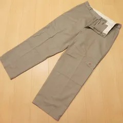 )654◆ メキシコ製 Dickies ルーズフィット ダブルニー ワークパンツ 40×32 シルバー ディッキーズ 85283SV 古着