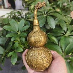 関工芸 武比古作 純銀 瓢箪 置物 ケース付き 瓢箪から駒 銀細工