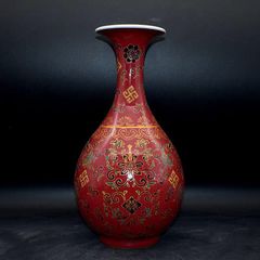 A14 常滑焼　梅花刻紋　鶴首花入　　陶元謹製　高さ23.5cm 茶道具 A14 常滑焼 梅花刻紋 鶴首花入 陶元謹製 高さ23.5cm 茶道具 - メルカリ