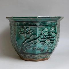 盆栽鉢 青磁鉢 山野草鉢 多肉植物 植木鉢 小品大品盆栽鉢 陶器鉢置物