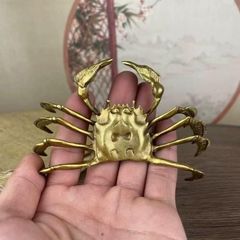 開運 縁起物 真鍮 蟹 置物 セット - メルカリ