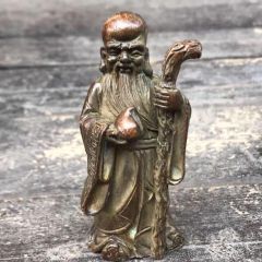 孔子像 』銅製 唐金 中国仏教 骨董品 - メルカリ