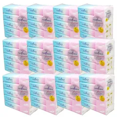 ソフトパックティッシュ 5個パック×12(計60個) パルプ100% (300枚〔150組〕) 縦190mm×横200mm コンパクト neofleur tissue 株式会社アクティー