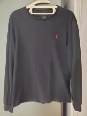 ポロ ラルフローレン ブラック 長袖Tシャツ
