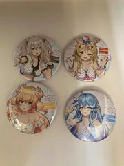 【広店】4点 5期生 シャイニーウェーブver. 缶バッジ ねぽらぼ　ホロライブ【718-2967】