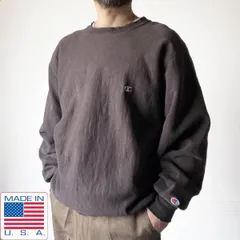 90s USA製 Champion 無地 リバースウィーブ XL フェード ブラック 黒 刺繍タグ スウェット チャンピオン ビンテージ D151-13-0005ZVW