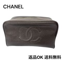 保管品⭐︎ CHANEL シャネル キャビアスキン ポーチ クラッチ ココ