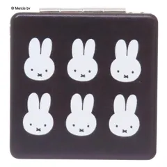 【メール便】ミッフィー 手鏡 コンパクトミラー Chidori＆Monotone ブラック ディックブルーナ エフエービージャパン 折りたたみミラー 絵本キャラクター グッズ 