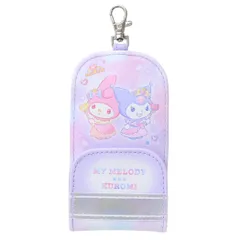 【メール便】マイメロディ＆クロミ 子供用ランドセル キーケース 反射シート付きリールキーカバー キラキラドレス サンリオ カミオジャパン 新学期準備雑貨 キャラクター グッズ 