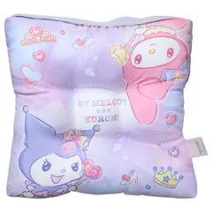 マイメロディ＆クロミ 子供用学校座布団 スクールクッション キラキラドレス サンリオ カミオジャパン 新学期準備雑貨 キャラクター グッズ 