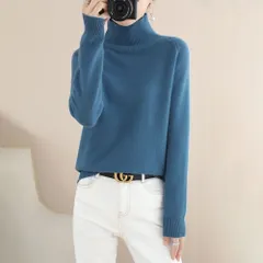 ☆ ブルー ☆ Mサイズ ☆ タートルネック ニット レディース 秋冬 タートルネック レディース ハイネックセーター ニット セーター ニットセーター ハイネック タートルネックセーター カジュアル トップス メンズ 暖かい オシャレ 長袖 カシミヤタッチ