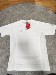 新品 // PUMA プーマ 白 機能性 半袖 Tシャツ - XXL