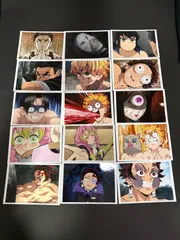 鬼滅の刃柱　稽古編　竈門炭治郎　我妻善逸　嘴平伊之助　甘露寺蜜璃　場面写ブロマイドくじ　15点まとめ売り