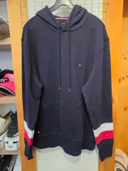 トミーヒルフィガー ネイビー フーディー Tシャツ M