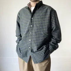 90s ラルフローレン CLASSIC FIT チェック柄 長袖シャツ XXL ボタンダウン ビッグサイズ POLO ポロ ビンテージ D148-14-0011XVW