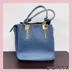 新品　HUND RED ハンドバッグ ショルダーバッグ  鞄 レディース ブルー