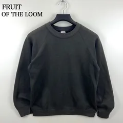 FRUIT OF THE LOOM 90s USA VTG faded black sweatshirts Jr.XL フルーツオブザルーム フェードブラック アメリカ製 スウェット トレーナー ジュニアサイズ レディース ヴィンテージ 短丈