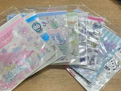 sanrio ジッパーバッグ 小分け袋 リトルツインスターズ キティ マイメロ シナモロール ポムポムプリン タキシードサム ポチャッコ ドラえもん マイメロ スヌーピー 雑貨 文房具