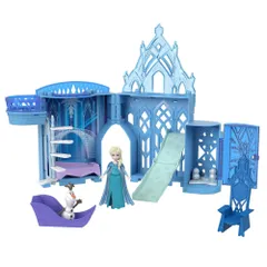マテル(MATTEL)ディズニー(Disney)/アナと雪の女王(Frozen) エルサとこおりのおしろ(かさねるおしろシリーズ! ミニドール)【着せ替え人形・お城 】【ハウス、アクセサリー付き】【3才~】【プレゼント】HLX01 