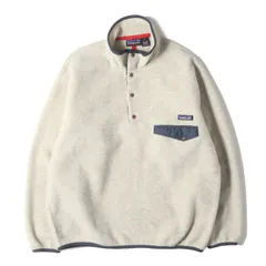 Patagonia パタゴニア フリース ナチュラル サイズ:L | 00s フリース スナップT (Synchilla Snap-T Pullover) | 2001年製 古着 ヴィンテージ | アウター ブルゾン プルオーバー【メンズ】【中古】