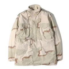 Vintage Military Item ヴィンテージミリタリー | 80s 米軍実物 U.S.ARMY ライナー付き 3Cデザートカモ M-65 フィールドジャケット | 迷彩 | サイズ:SMAL-REGULAR(S-R)【メンズ】【中古】