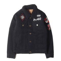 RATS DOZENS BLACK DENIM JACKET - メルカリ