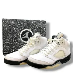 28.5cm NIKE AIR JORDAN 5 RETRO White and Black
