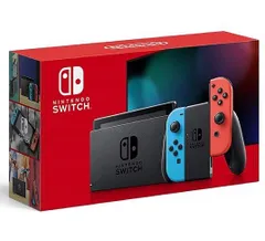 【新品】 Nintendo Switch 本体 (ニンテンドースイッチ) Joy-Con(L) ネオンブルー/(R) ネオンレッド (バッテリー持続時間が長くなったモデル)