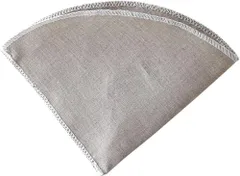 KOGU 珈琲考具 コーヒーフィルター リネン 【日本製】 天然素材 1~4杯用 円錐 洗える コーヒーオイル 香り 抽出 燕三条 42160 プレゼント 誕生日 記念日 ギフト 贈り物 下村企販