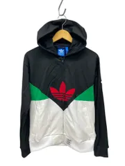 adidas Originals (アディダスオリジナルス) ×NIGOジャージ NIGO Colorado Zip Hoodie パーカー フルジップ コロラド コラボ AJ5198 S ブラック×ホワイト メンズ/028