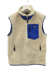 パタゴニア Patagonia Classic Retro X Vest 23048FA16 クラシックレトロX フリース ベスト S アイボリー ジップアップ アウター