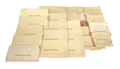 ルイヴィトン　保存袋　長財布用　財布用　24枚セット　布袋　保管袋　大量　おまとめ　セット　LOUIS VUITTON