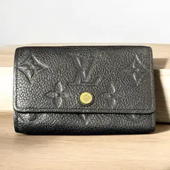 p56 ミュルティクレ 6 6連　モノグラム　アンプラント　ブラック　黒　ノワール　Louis Vuitton　ルイ ヴィトン　キーケース　鍵入れ