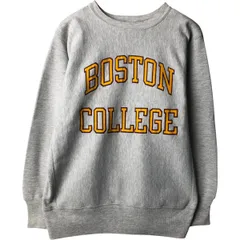 古着 90年代 チャンピオン Champion REVERSE WEAVE リバースウィーブ 刺繍タグ BOSTON ボストン大学 カレッジスウェットシャツ/eaa591438