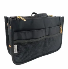 バッグインバッグ a4 横 インナーバッグ バックインバック 小さめ バックインバック トートバッグ用 11ポケット バッグ 仕切り バッグインバッグ ナイロン 軽量 自立 金属製ハードウェア メンズ レディース バッグ インバック bag in bag or