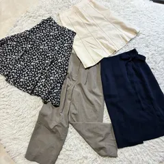 【まとめ売り】NATURAL BEAUTY BASIC (ナチュラルビューティーベーシック)スカート パンツ レディースXSサイズ 4点セット