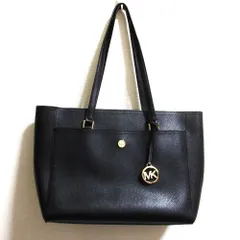 美品 MICHAEL KORS マイケルコース ポーチ付き 2WAY トートバッグ ショルダーバッグ ブラック レディース 古着 中古 USED