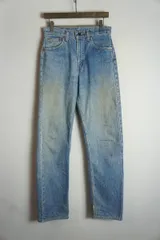 90S USA製 LEVI’S リーバイス 505 デニム パンツ ジーンズ 505-0217 ボタン刻印525 ビンテージ 薄青 W29 L36 730P★4