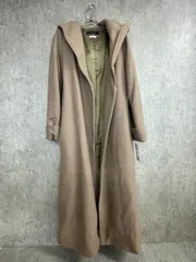 【中古】日本製 TODAYFUL ﾄｩﾃﾞｲﾌﾙ Wool Gown Coat ﾛﾝｸﾞ ｺｰﾄ ﾌｰﾄﾞ ﾌｰﾃﾞｨｰ ｶﾞｳﾝ ｳｰﾙ ﾌﾞﾗｳﾝ 38 33939370